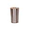 Household Essentials Round Metal Hamper with Engineered Wooden Lid